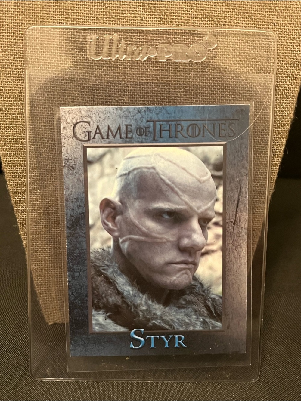 Game of Thrones Styr Character Trading Card - Blue